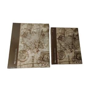 Princess Cruises Photo Albums Lot Of 2 Postmarks 4x6 8x10 Memories Photographs